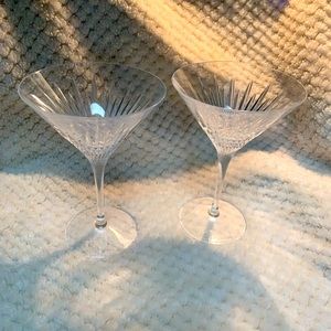 Martini Waterford Glasses set of 2